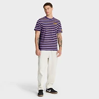 T-shirt Nike violet à rayures Summit pour homme des Tigers de LSU Athletic Prep Legacy