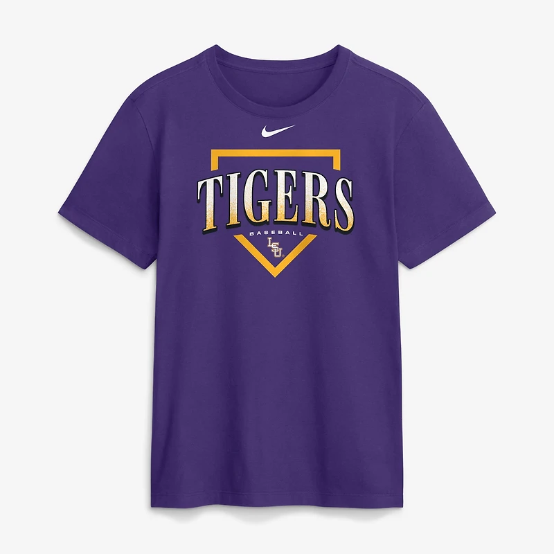 Men's Nike Purple LSU Tigers Baseball Club T-Shirt