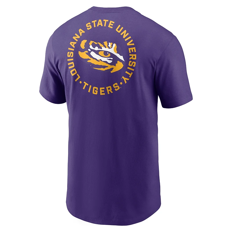Men's Nike Purple LSU Tigers Campus 2-Hit T-Shirt