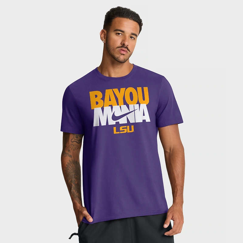 Men's Nike Purple LSU Tigers Campus Local Madness T-Shirt