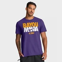 Men's Nike Purple LSU Tigers Campus Local Madness T-Shirt