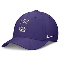 Men's Nike  Purple LSU Tigers Campus Prep Chained & Arched Swooshflex Flex Hat