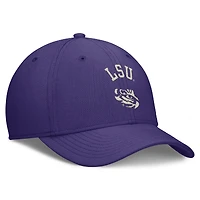 Men's Nike  Purple LSU Tigers Campus Prep Chained & Arched Swooshflex Flex Hat