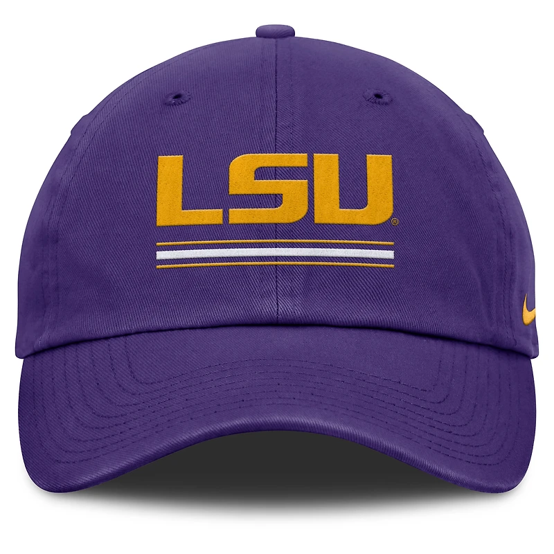 Men's Nike Purple LSU Tigers Club Campus Adjustable Hat