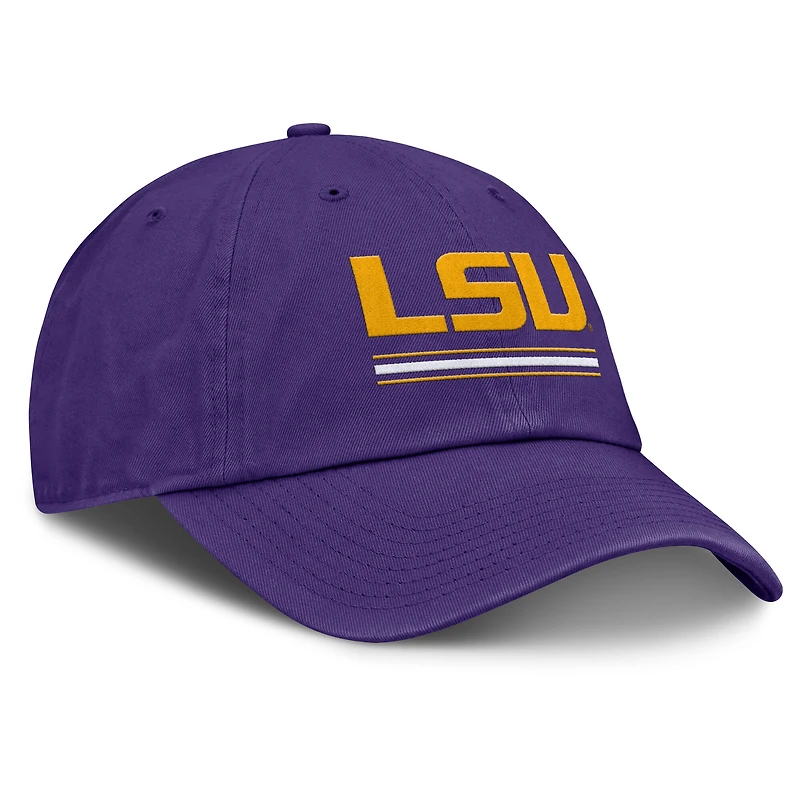 Casquette ajustable Nike violette LSU Tigers Club Campus pour homme