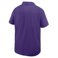 Men's Nike Purple LSU Tigers Coaches Sideline Dri-FIT Polo