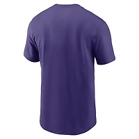 Men's Nike Purple LSU Tigers Legacy Arch Helmet T-Shirt