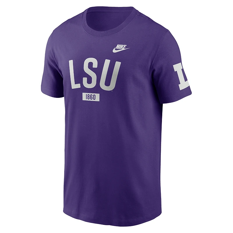 Men's Nike Purple LSU Tigers Legacy Arch T-Shirt