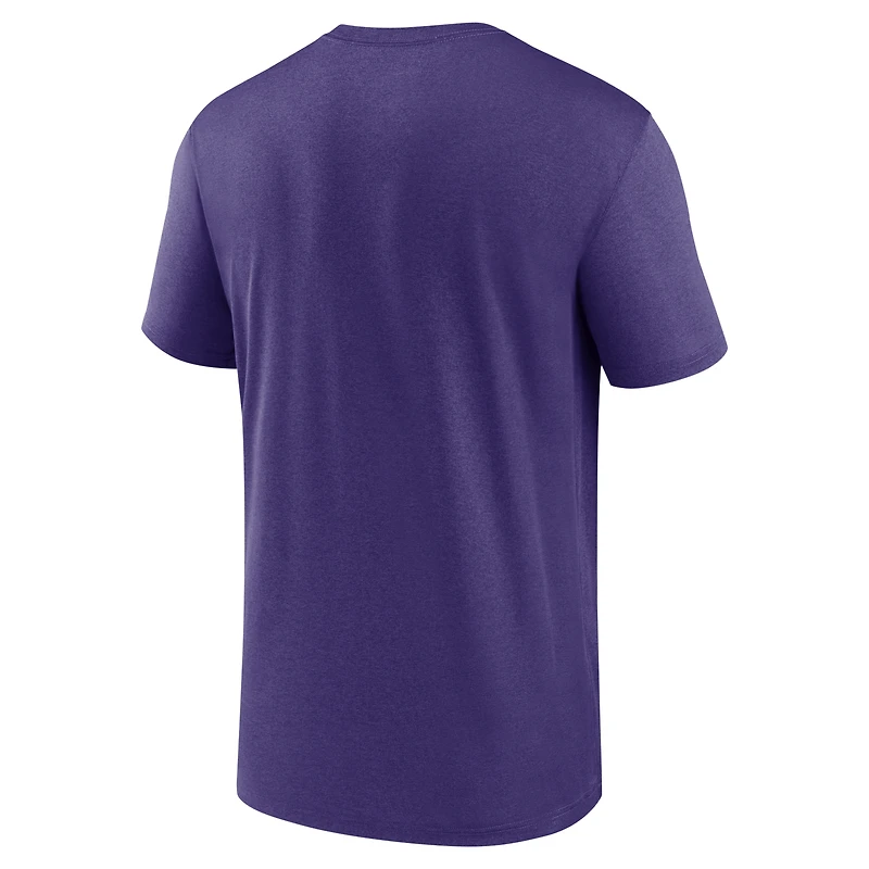 Men's Nike Purple LSU Tigers Legend Basketball Icon Dri-Fit T-Shirt