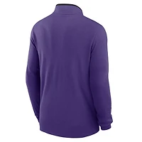 Men's Nike Purple LSU Tigers Lightweight Victory Dri-FIT Half-Zip Pullover