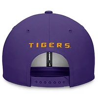 Casquette Snapback Nike LSU Tigers On-Field Pro Bill violette pour homme