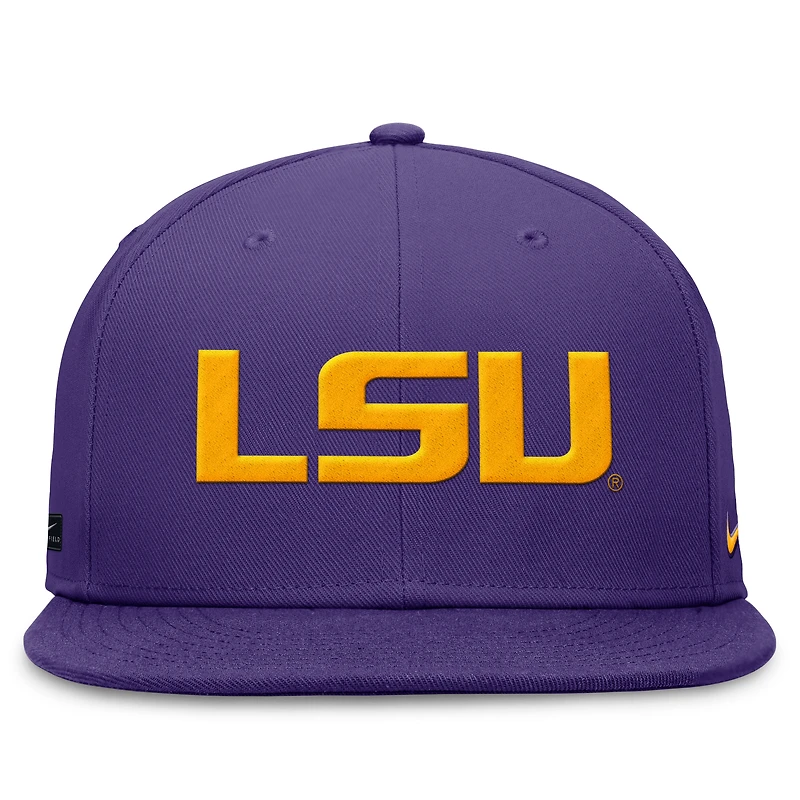 Men's Nike Purple LSU Tigers On-Field Pro Fitted Hat