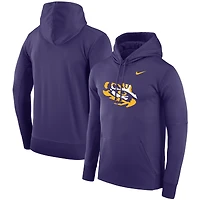 Men's Nike Purple LSU Tigers Performance Pullover Hoodie