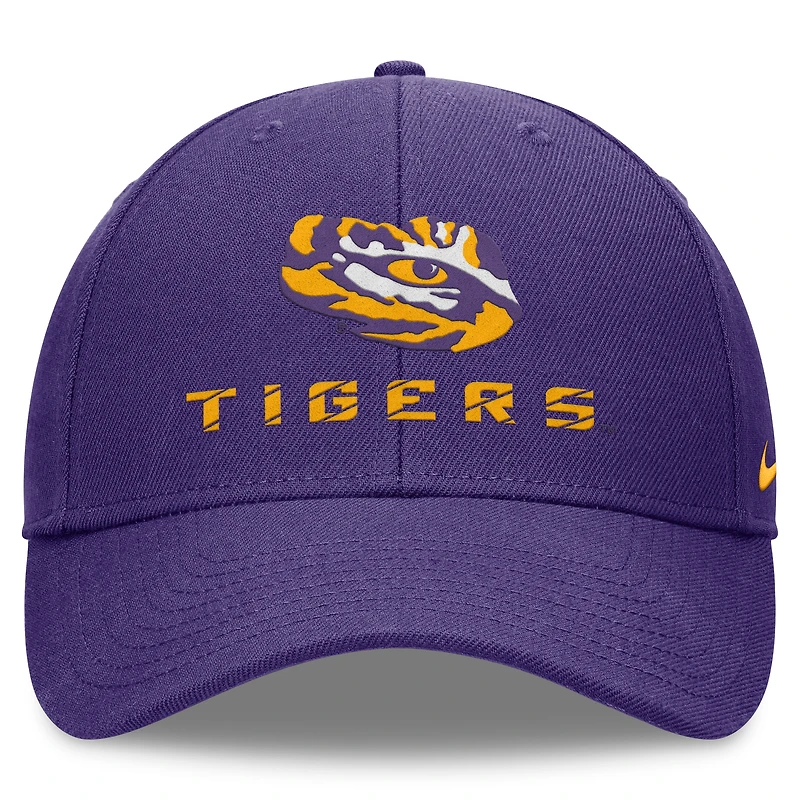 Men's Nike Purple LSU Tigers Primetime Rise Adjustable Hat