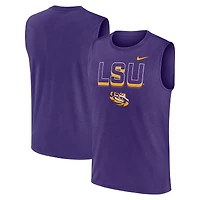 Débardeur Nike violet LSU Tigers Primetime Tricode Legend Dri-FIT pour homme