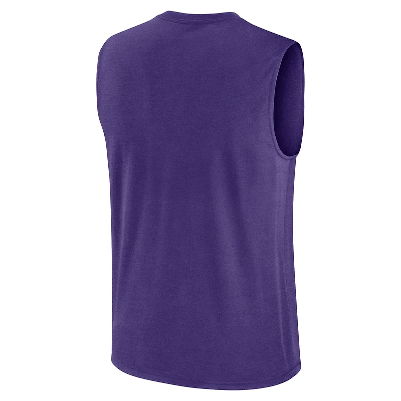 Men's Nike Purple LSU Tigers Primetime Tricode Legend Dri-FIT Tank Top