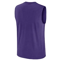 Men's Nike Purple LSU Tigers Primetime Tricode Legend Dri-FIT Tank Top