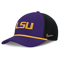Casquette ajustable Nike violette LSU Tigers Rise Primetime Trucker pour homme