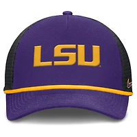 Men's Nike Purple LSU Tigers Rise Primetime Trucker Adjustable Hat