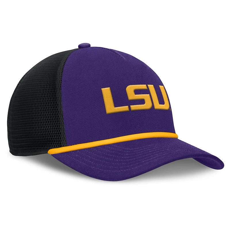 Men's Nike Purple LSU Tigers Rise Primetime Trucker Adjustable Hat