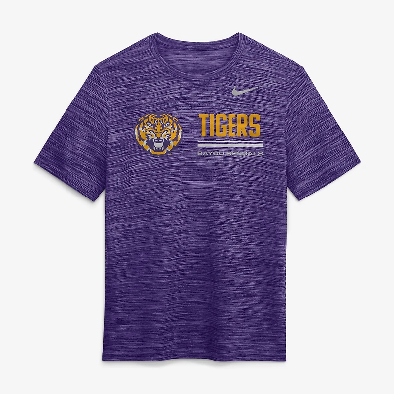 Men's Nike Purple LSU Tigers Sideline Velocity Dri-FIT T-Shirt