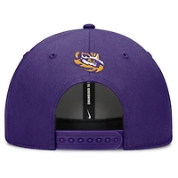 Men's Nike Purple LSU Tigers Slanted Primetime Rise Performance Adjustable Hat