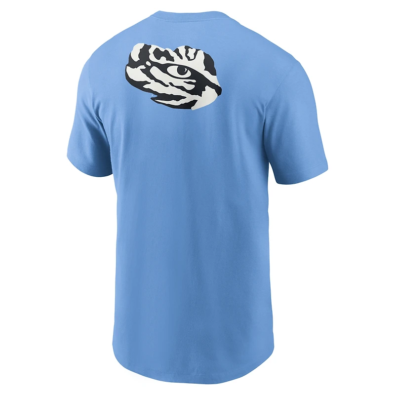 Men's Nike Valor Blue LSU Tigers Record Shattered 2-Hit T-Shirt