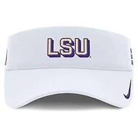 Visière ajustable Nike blanche LSU Tigers 2025 pour homme