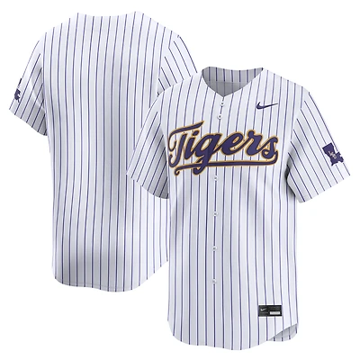 Men's Nike White LSU Tigers College Baseball Limited Jersey