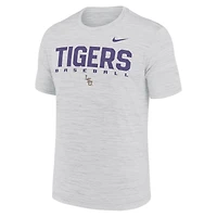Men's Nike White LSU Tigers Dugout Velocity Dri-FIT T-Shirt