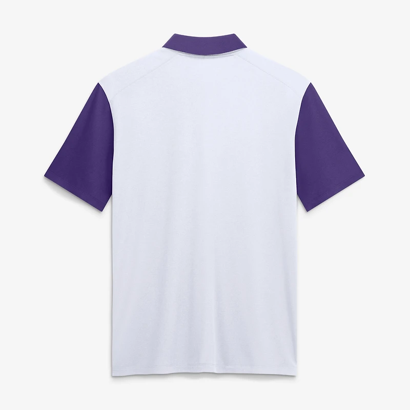 Men's Nike White LSU Tigers Legacy Vapor Logo Dri-FIT Polo