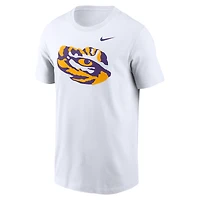 T-shirt Nike LSU Tigers Primetime avec logo alternatif pour homme, blanc