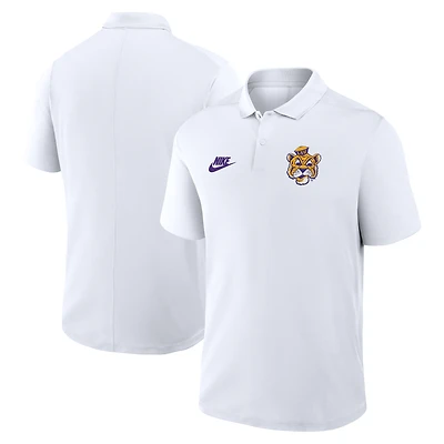 Polo Nike blanc LSU Tigers Primetime Victory Legacy Vault Performance pour homme