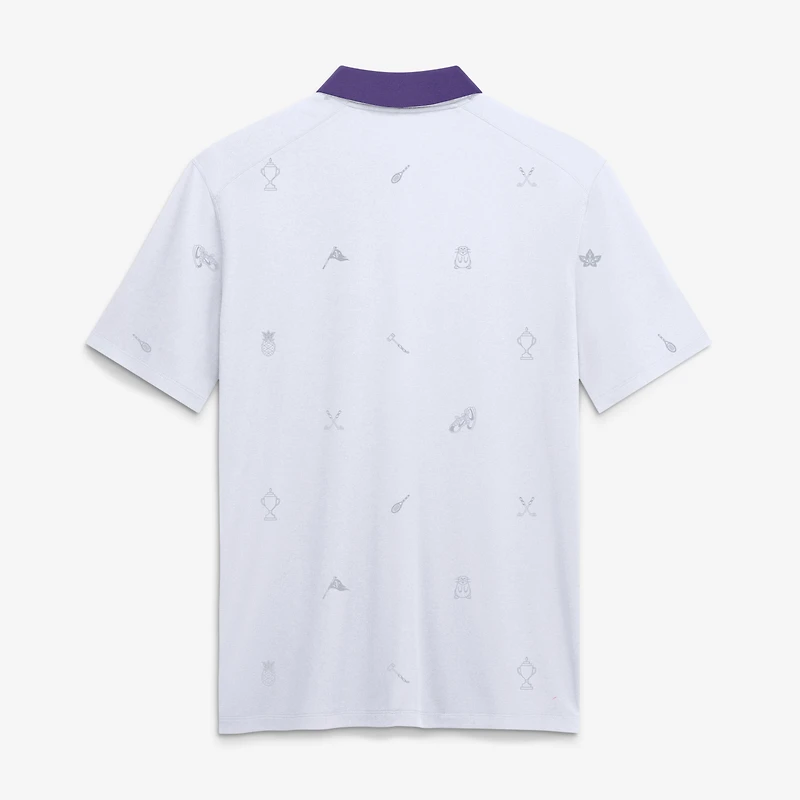 Men's Nike White LSU Tigers Vapor Pattern Dri-FIT Polo