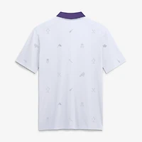 Men's Nike White LSU Tigers Vapor Pattern Dri-FIT Polo