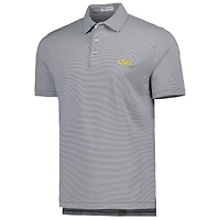 Polo en jersey rayé Performance Peter Millar LSU Tigers Jubilee pour homme