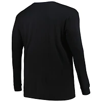 Men's Profile Black LSU Tigers Big & Tall Pop Long Sleeve T-Shirt