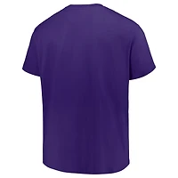 Men's Profile Purple LSU Tigers Big & Tall Color Stripe T-Shirt