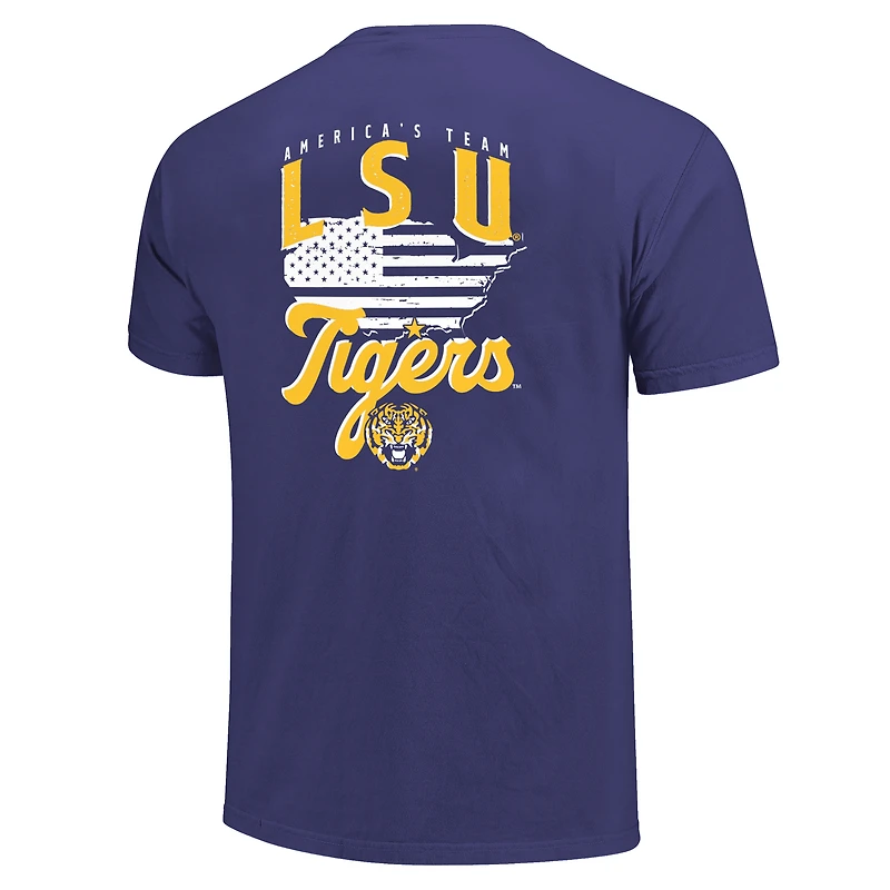 Men's  Purple LSU Tigers America's Team T-Shirt