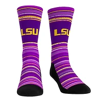 Men's Rock Em Socks LSU Tigers Primary Crew & Boxer Briefs Combo Pack