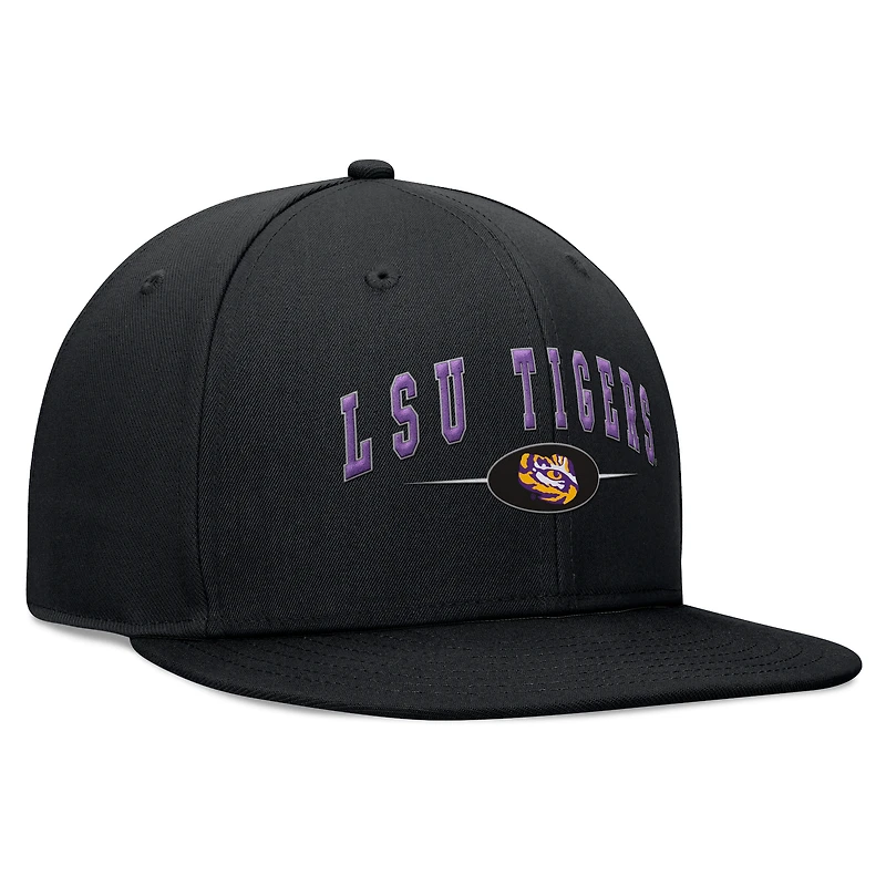 Casquette Snapback Top of the World noire LSU Tigers Bullpen pour hommes
