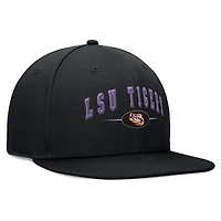 Casquette Snapback Top of the World noire LSU Tigers Bullpen pour hommes