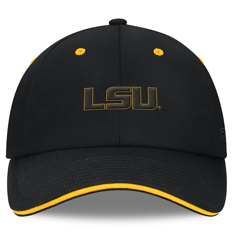 Casquette réglable Top of the World Black LSU Tigers Release pour hommes