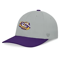 Casquette Top of the World pour hommes, gris/violet, LSU Tigers Mick Flex