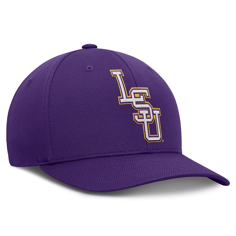 Casquette LSU Tigers Reflex 2.0 Flex Fit violette Top of the World pour homme