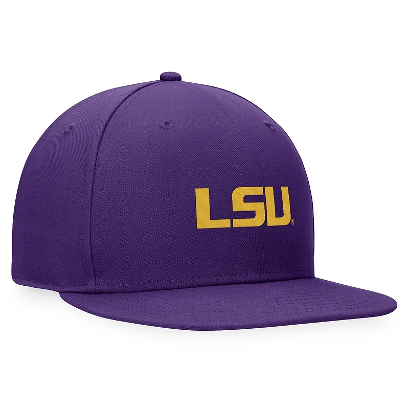 Casquette ajustée violette Top of the World pour homme des LSU Tigers