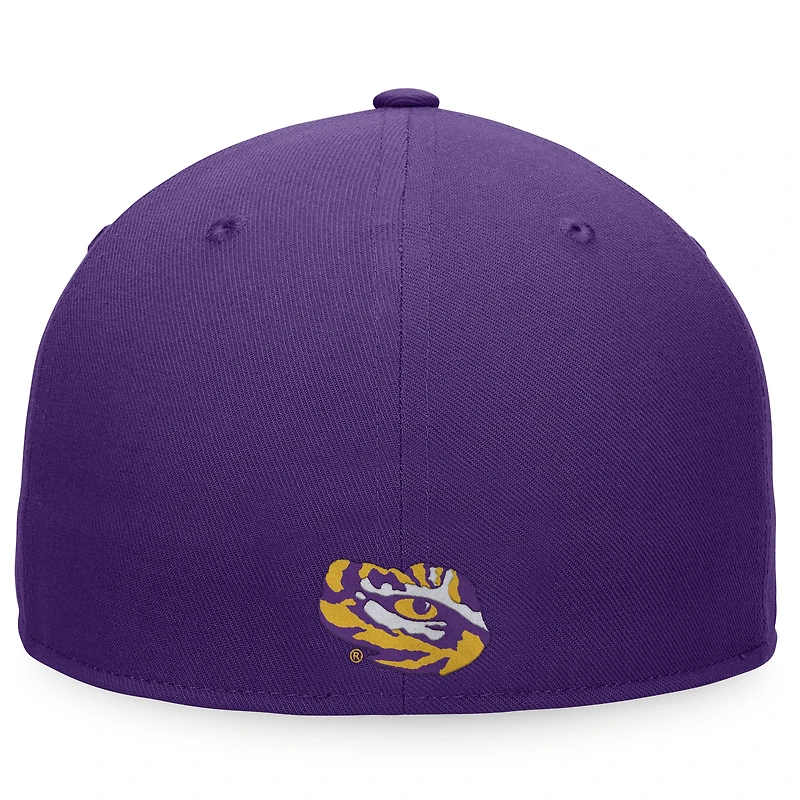 Casquette ajustée violette Top of the World pour homme des LSU Tigers