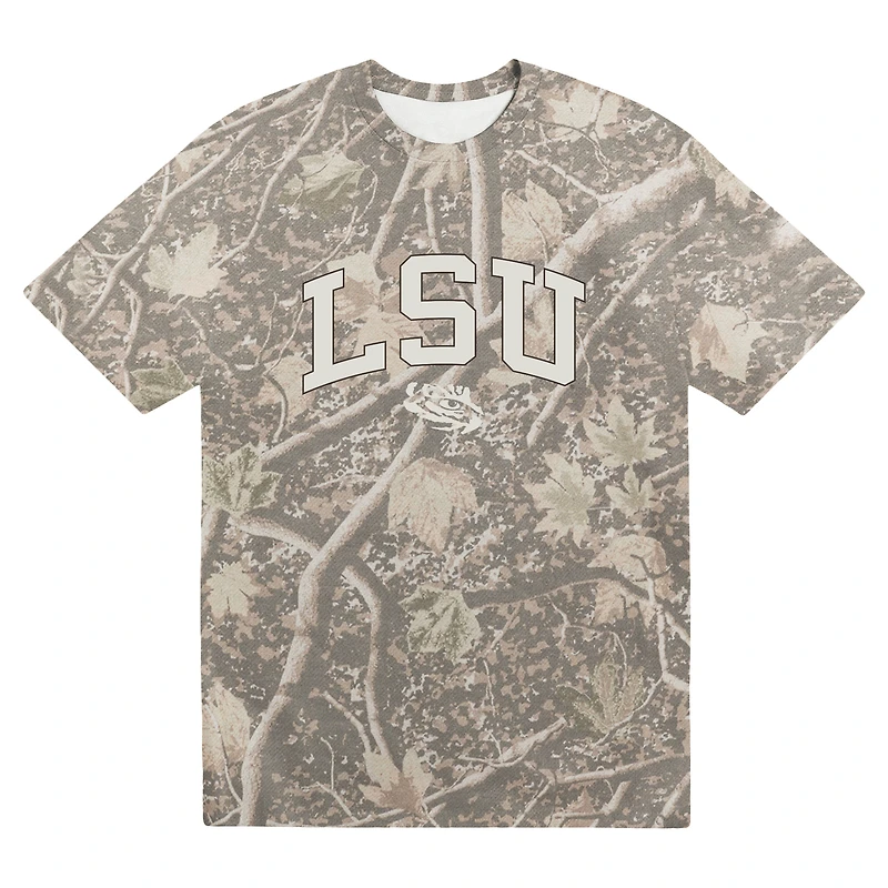 T-shirt épais camouflage LSU Tigers Back Bay pour homme de la marque Uscape Apparel