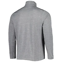Men's Vineyard Vines Gray LSU Tigers Sankaty Quarter-Zip Sweatshirt