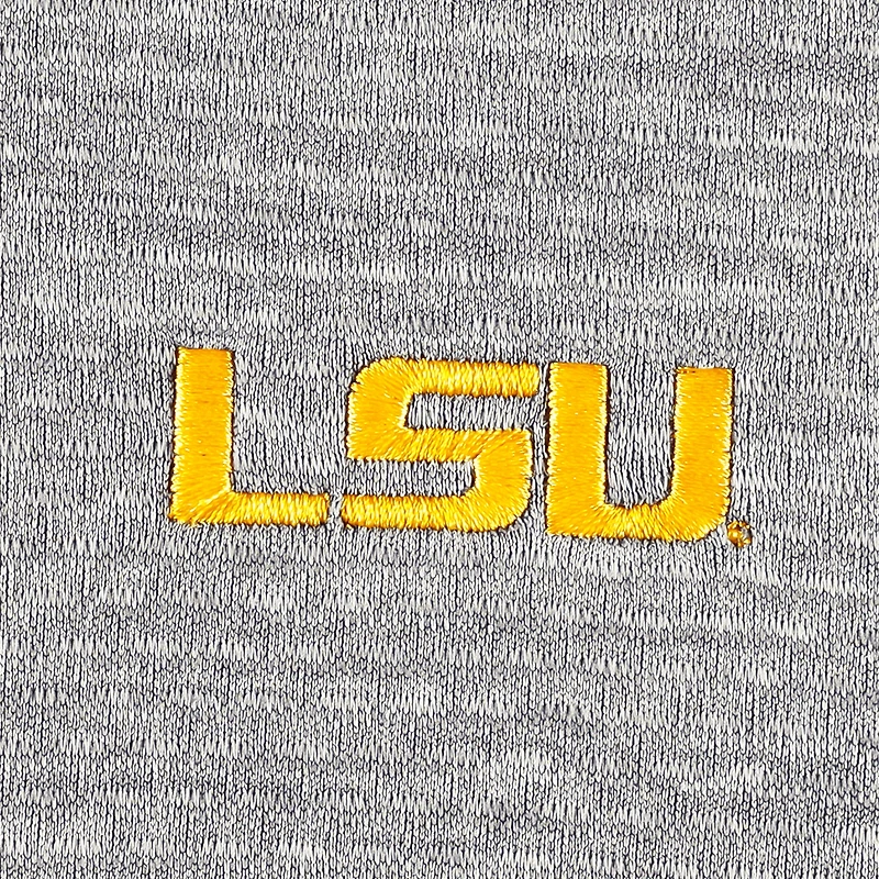 Sweat-shirt à col zippé Vineyard Vines gris LSU Tigers Sankaty pour homme